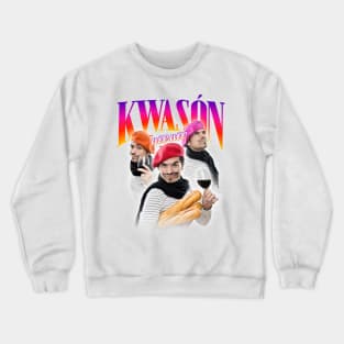 kwason (croissant) - the most french design Crewneck Sweatshirt